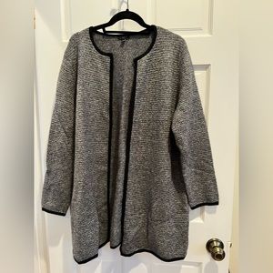 Talbots open front cardigan